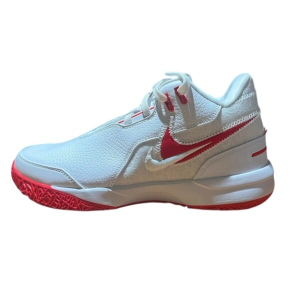 Nike Zoom LeBron NXXT Gen - Sz 8.5 Men Basketball Shoes White Red HJ9942-101 NEW main image 4
